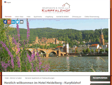 Tablet Screenshot of kurpfalzhof.de